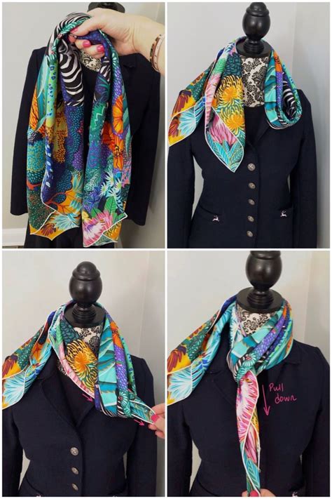 tying hermes silk scarves|hermes scarf tying guide pdf.